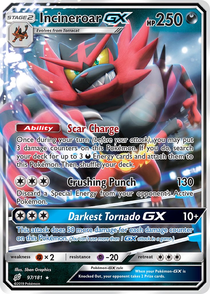 Incineroar GX 97-181