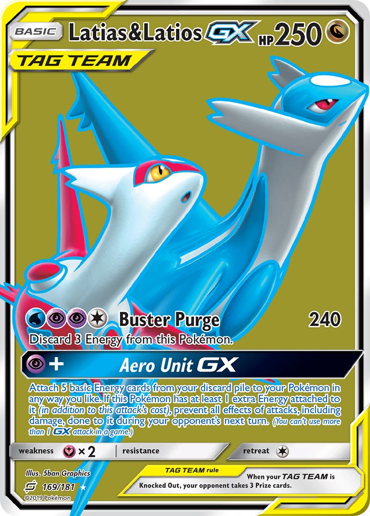 Latias & Latios GX 169-181 - FULL ART