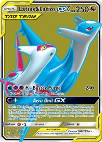 pokemon sm team up latias latios gx 169 181 full art