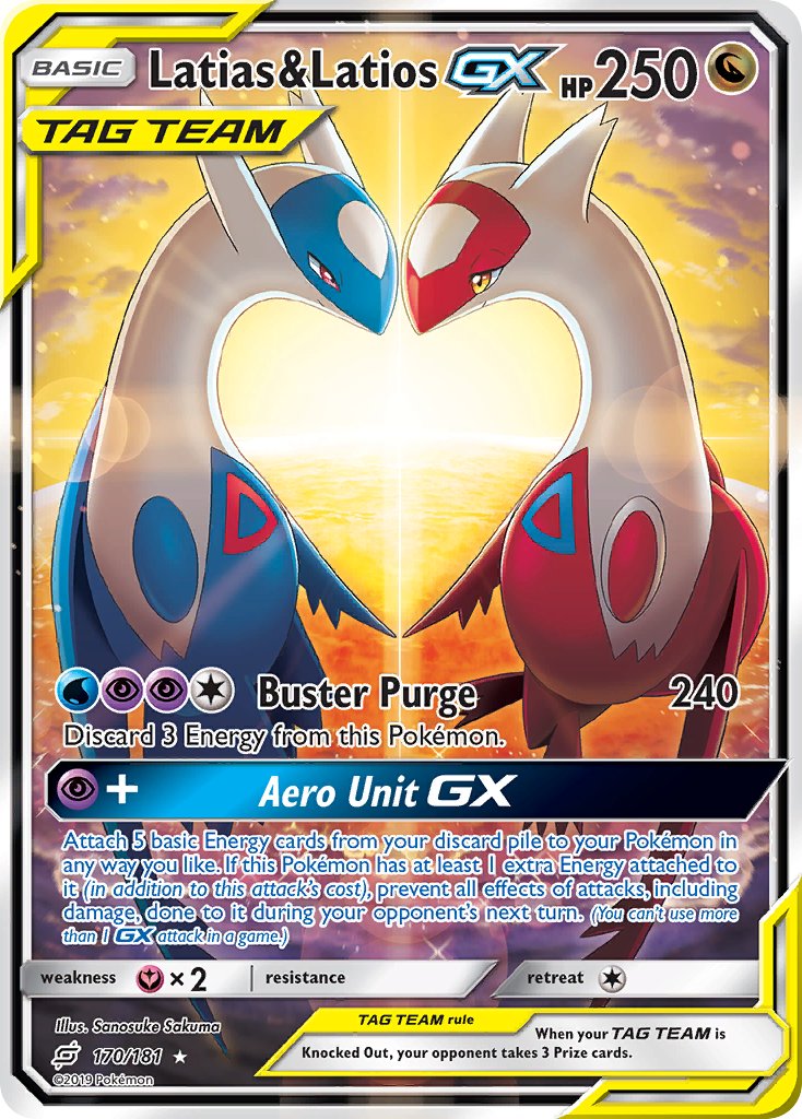 Latias & Latios GX 170-181 - FULL ART