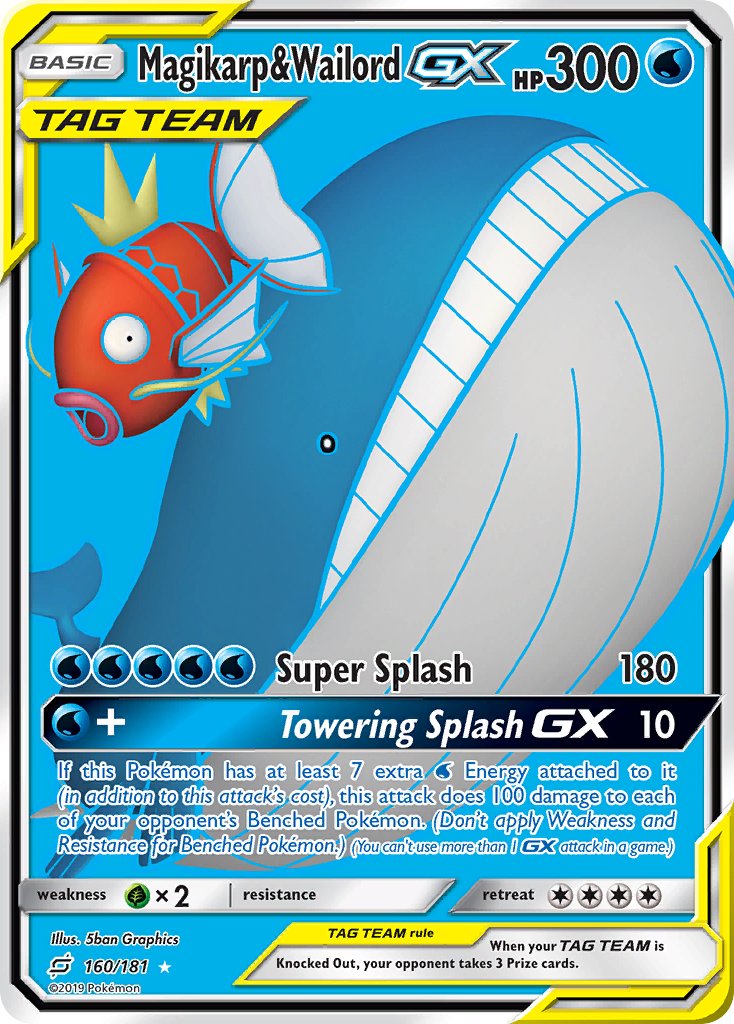 Magikarp & Wailord GX 160-181 - FULL ART