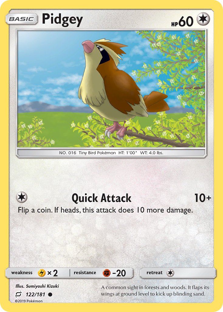 Pidgey 122-181 (RH)