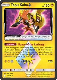 pokemon sm team up tapu koko 51 181 prism