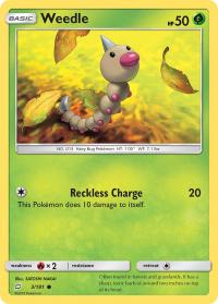 pokemon sm team up weedle 3 181