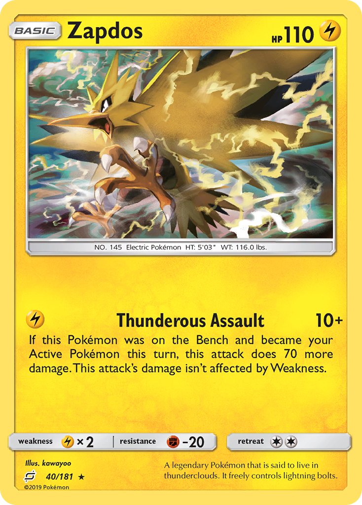 Zapdos 40-181 (Holo)