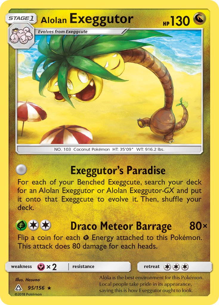 Alolan Exeggutor 95-156 (RH)