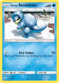 pokemon sm ultra prism alolan sandshrew 28 156