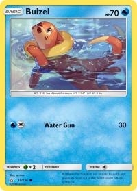 pokemon sm ultra prism buizel 35 156