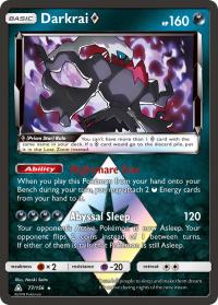 pokemon sm ultra prism darkrai 77 156 prism