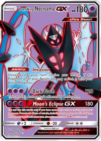 pokemon sm ultra prism dawn wings necrozma gx 143 156 full art