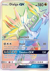 pokemon sm ultra prism dialga gx 164 156 rainbow