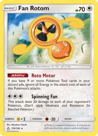 pokemon sm ultra prism fan rotom 110 156