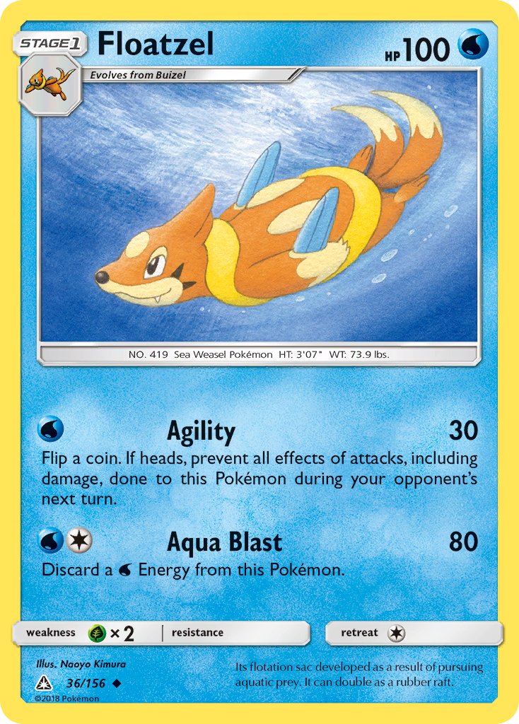 Floatzel 36-156 (RH)