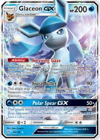 pokemon sm ultra prism glaceon gx 39 156