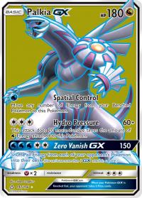pokemon sm ultra prism palkia gx 147 156 full art