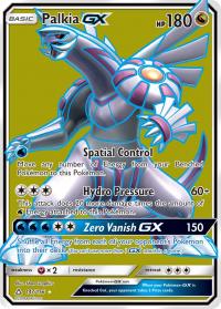 pokemon sm ultra prism palkia gx 147 156 full art