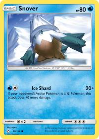 pokemon sm ultra prism snover 37 156