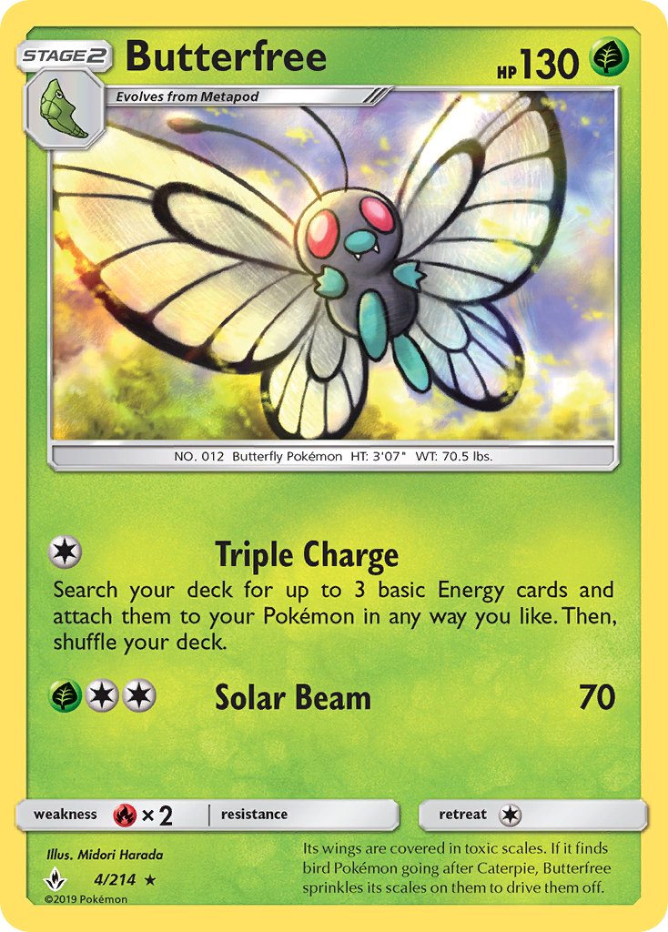 Butterfree 4-214 (RH)