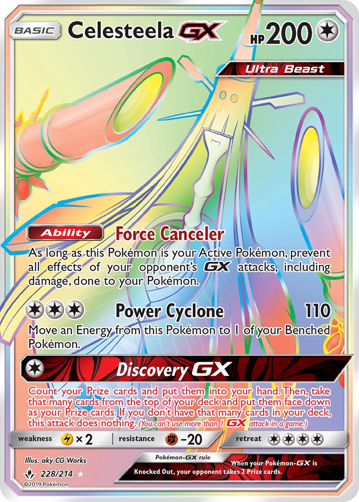 Celesteela GX 228-214 - RAINBOW RARE