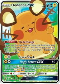 pokemon alternate cards dedenne gx 195a 214