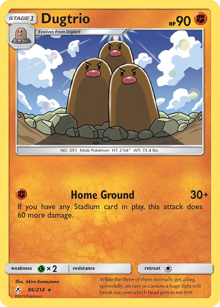 Dugtrio 86-214 (RH)