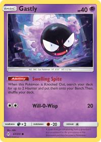 pokemon sm unbroken bonds gastly 67 214