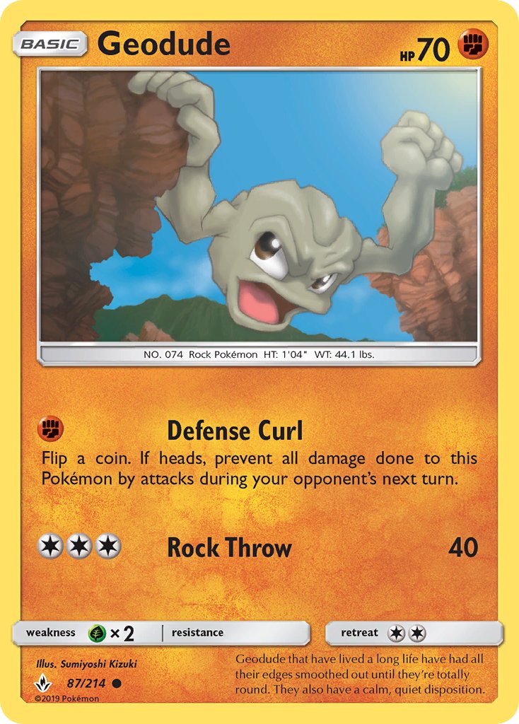 Geodude 87-214 (RH)