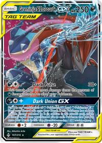 pokemon sm unbroken bonds greninja zoroark gx 107 214