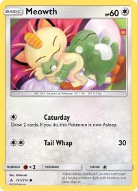 pokemon sm unbroken bonds meowth 147 214