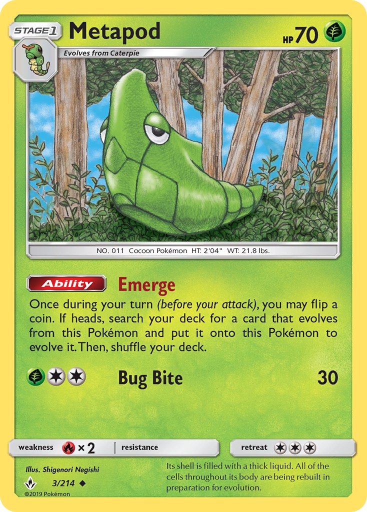 Metapod 3-214 (RH)