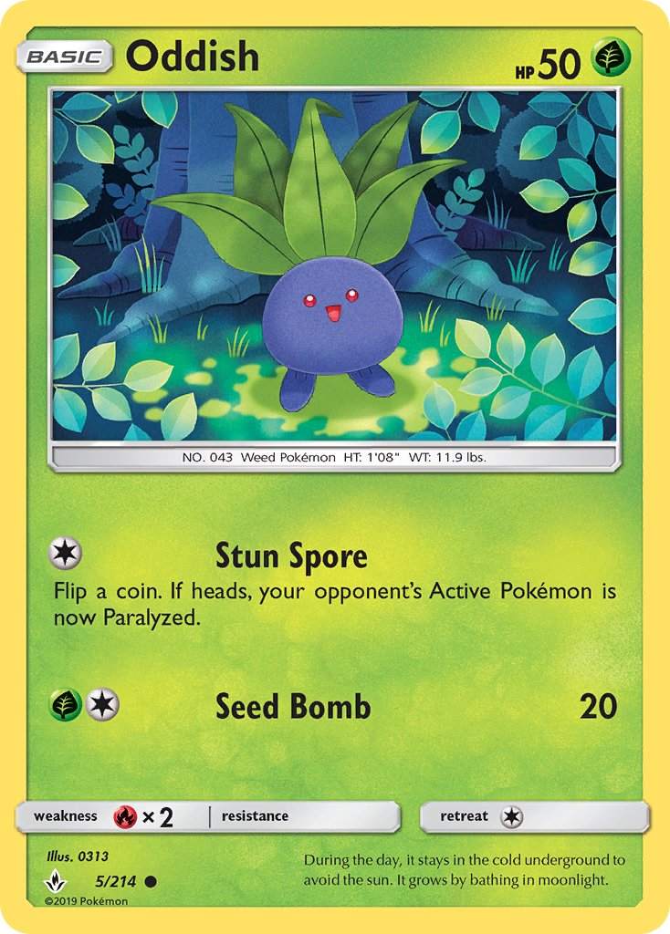 Oddish 5-214 (RH)