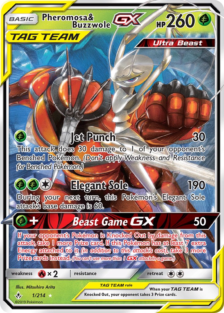 Pheromosa & Buzzwole GX 1-214