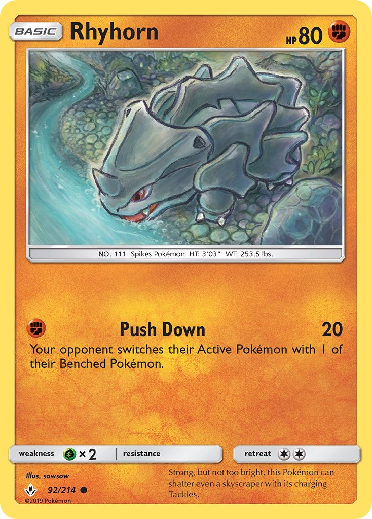 Rhyhorn 92-214 (RH)