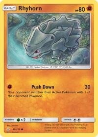 pokemon sm unbroken bonds rhyhorn 92 214