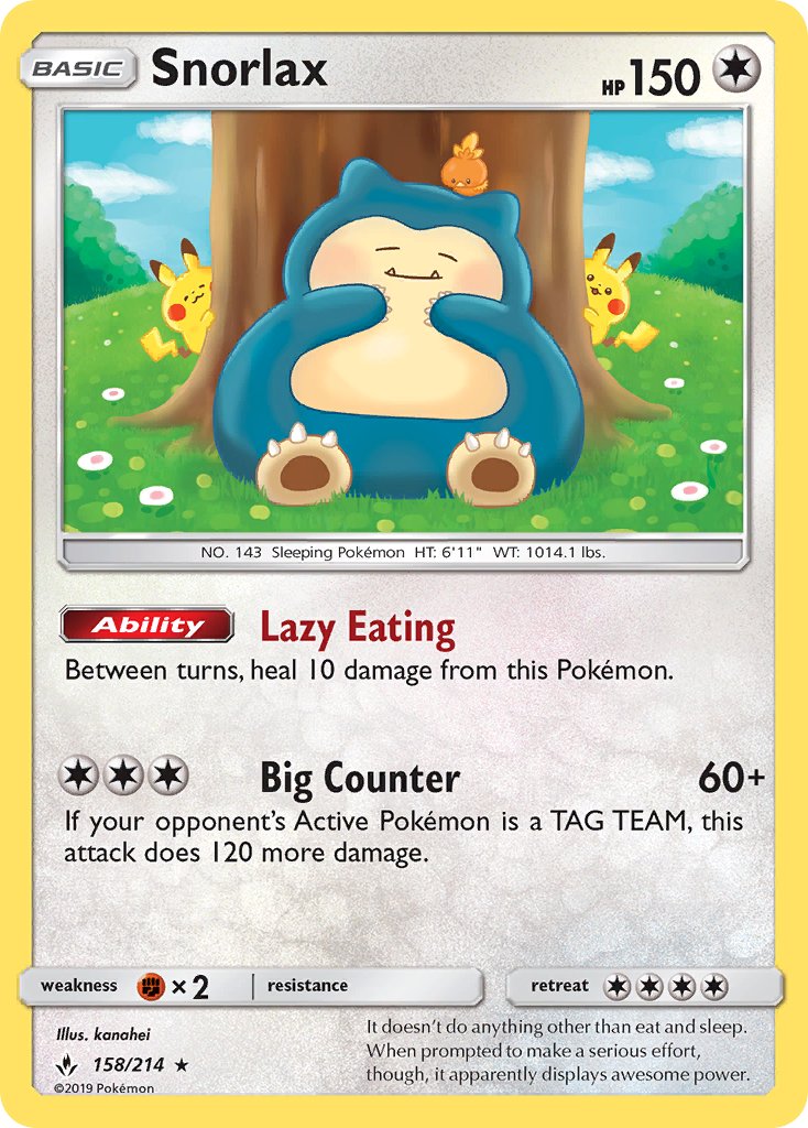 Snorlax 158-214 (RH)