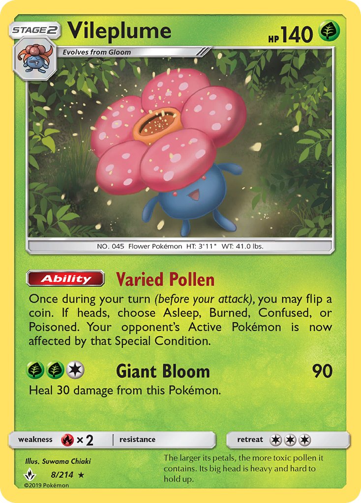 Vileplume 8-214 (RH)