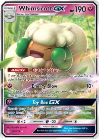 pokemon sm unbroken bonds whimsicott gx 140 214