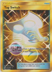 pokemon sm unified minds tag switch 254 236 secret rare