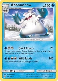 pokemon sm unified minds abomasnow 42 236 rh