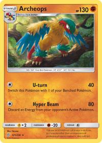 pokemon sm unified minds archeops 121 236
