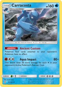 pokemon sm unified minds carracosta 45 236 rh