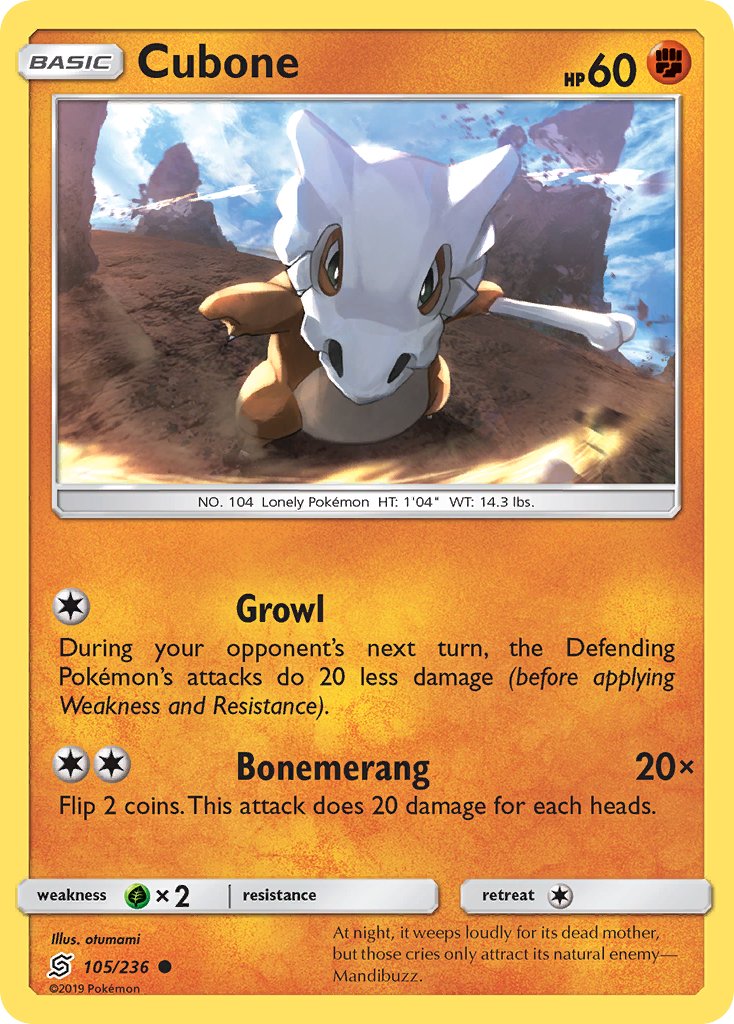 Cubone 105-236 (RH)