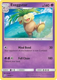 pokemon sm unified minds exeggutor 74 236