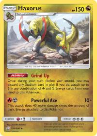 pokemon sm unified minds haxorus 156 236 rh