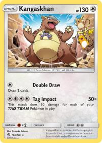 pokemon sm unified minds kangaskhan 163 236