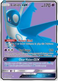 pokemon sm unified minds latios gx 223 236 full art