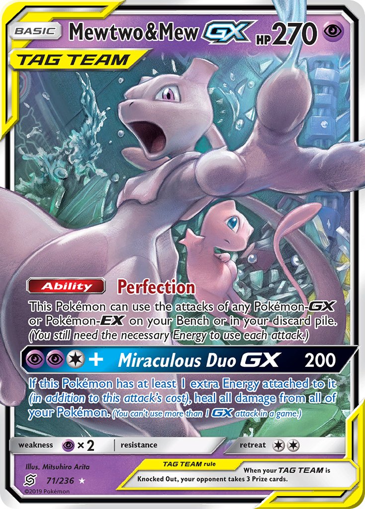 Mewtwo & Mew GX 71-236