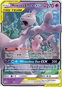 pokemon sm unified minds mewtwo mew gx 71 236