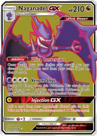 pokemon sm unified minds naganadel gx 230 236 full art