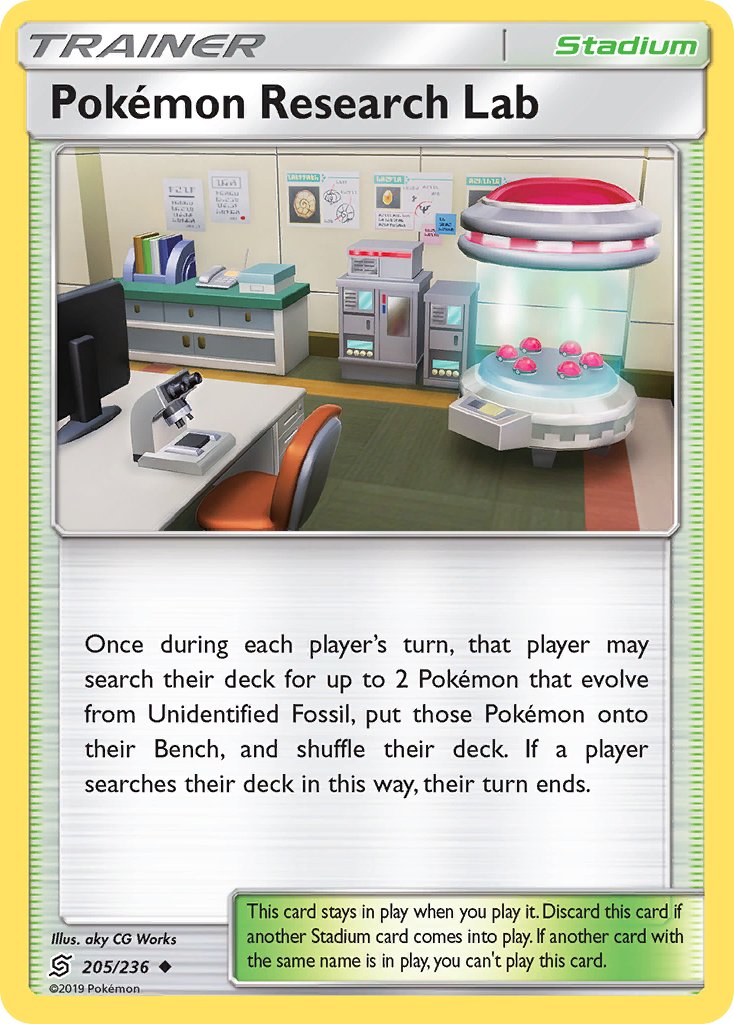 Pokémon Research Lab 205-236 (RH)
